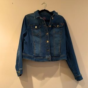 Euc Isaac Miozzi Jean jacket sz 10